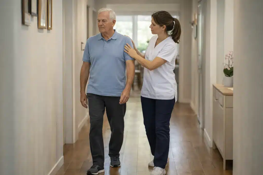 Reeducación de la marcha en Parkinson mediante fisioterapia neurológica para mejorar estabilidad y control del movimiento