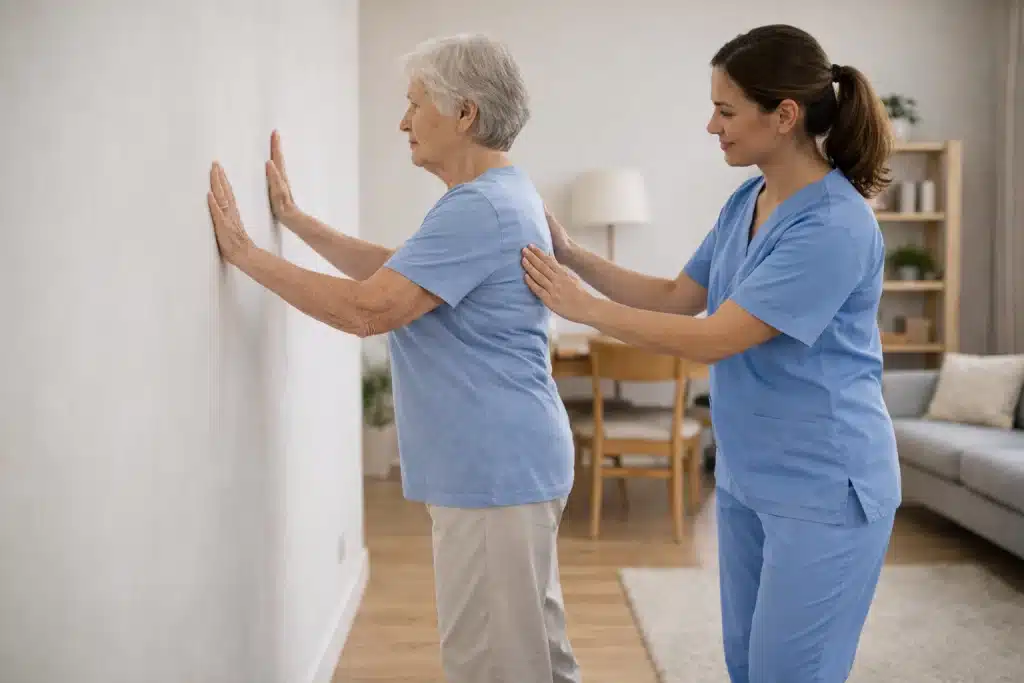 Ejercicios de equilibrio para personas mayores con sarcopenia