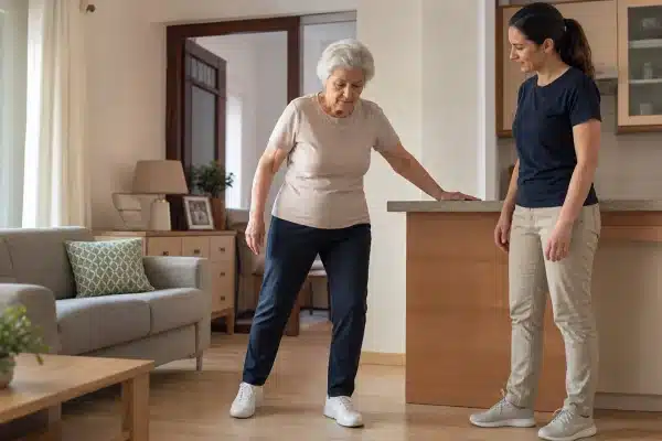 Ejercicios de equilibrio para prevenir caídas en mayores